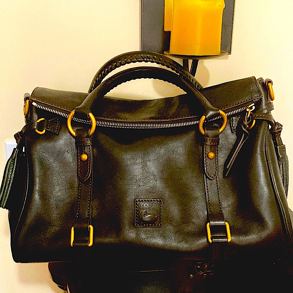 COPY - Dooney and Bourke large black Florentine satchel